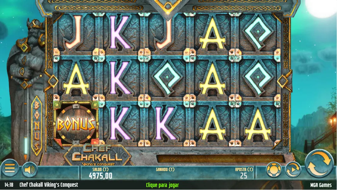 Jogar Chef Chakall Vikings Conquest Slot