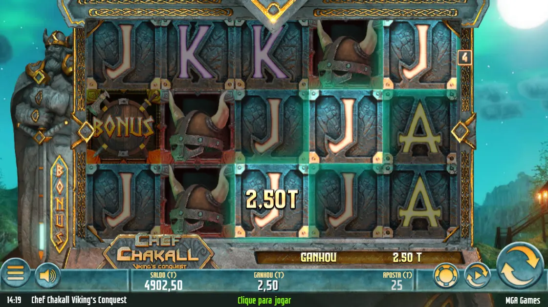 Jogar Chef Chakall Vikings Conquest Slot