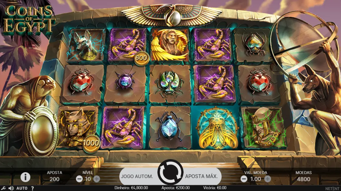 Jogar Coins of Egypt Slot