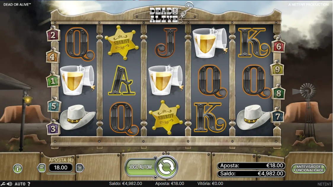 Jogar Dead or Alive Slot