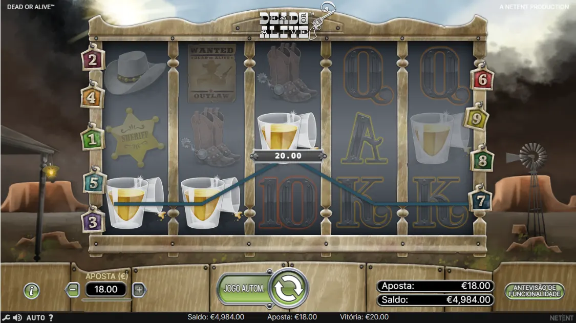 Jogar Dead or Alive Slot