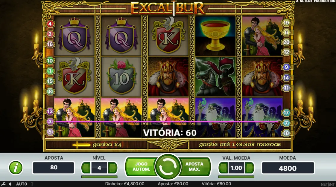 Jogar Excalibur Slot