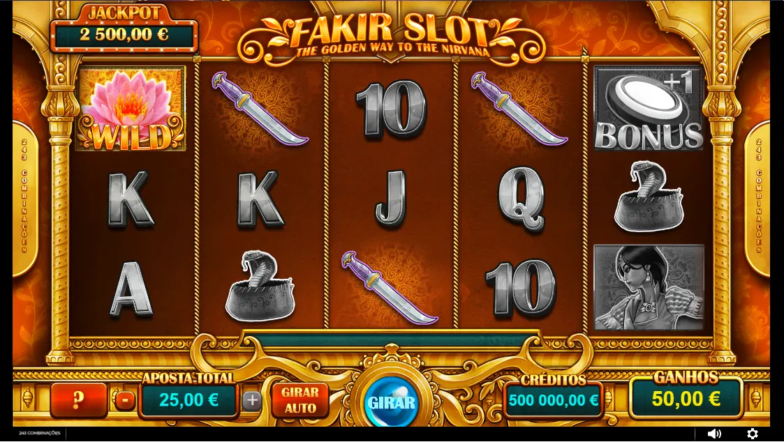 Jogar Fakir Slot