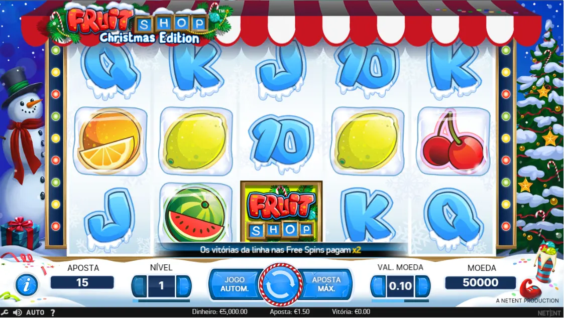 Jogar Fruit Shop Christmas Edition Slot