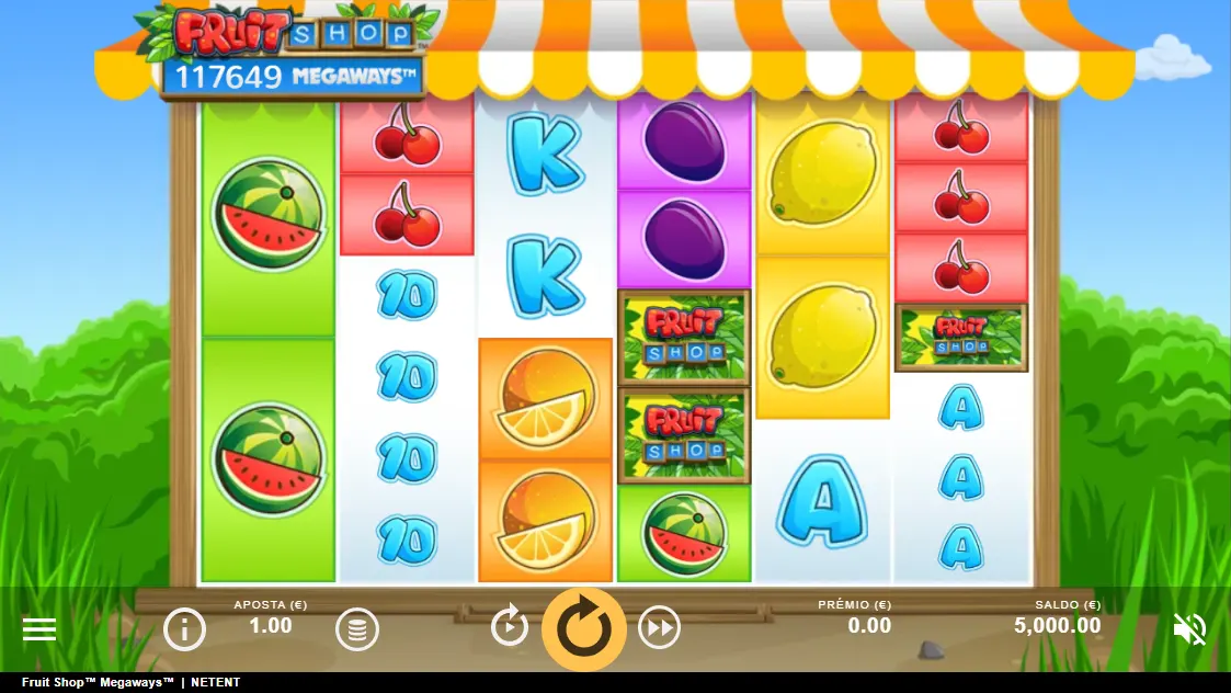 Jogar Fruit Shop Megaways Grátis