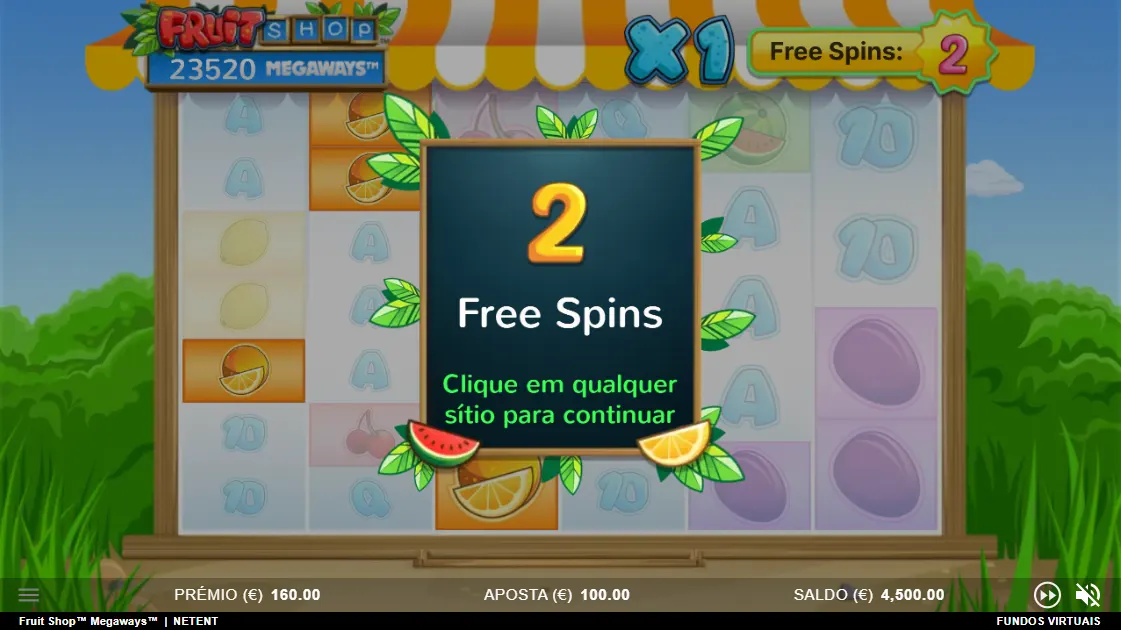 Jogar Fruit Shop Megaways Grátis