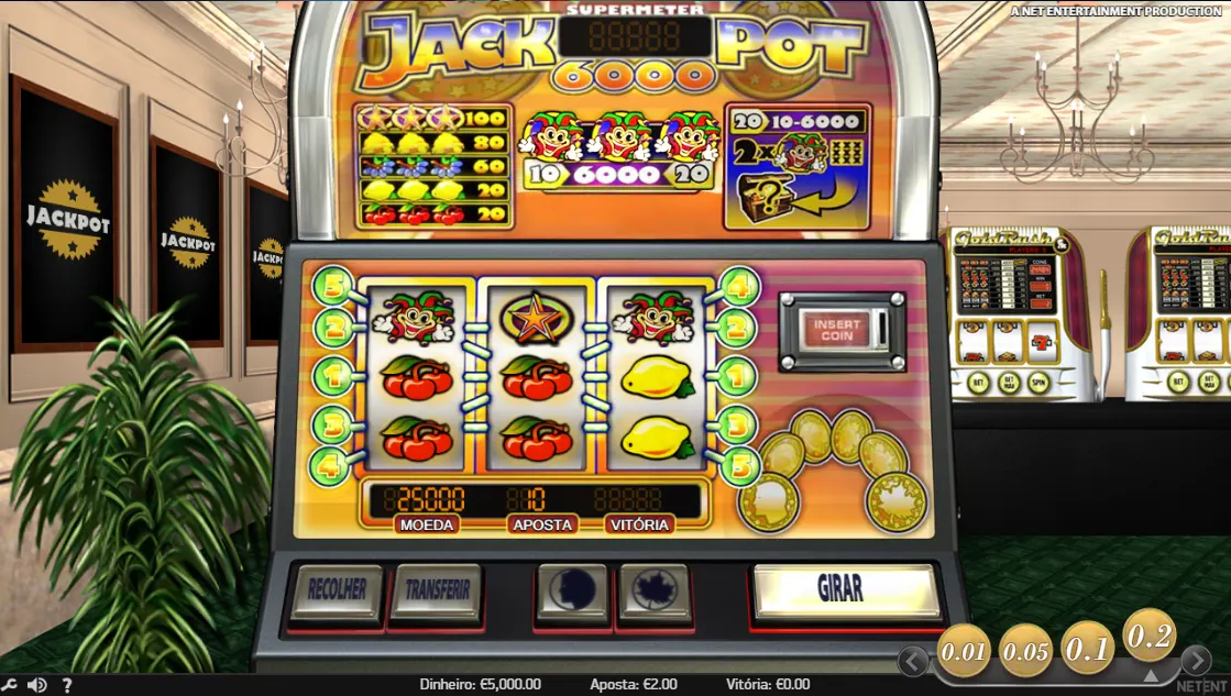 Jogar Jackpot 6000 Slot