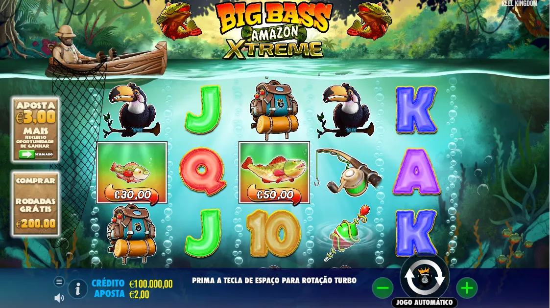 Jogar Big Bass Amazon Extreme Grátis