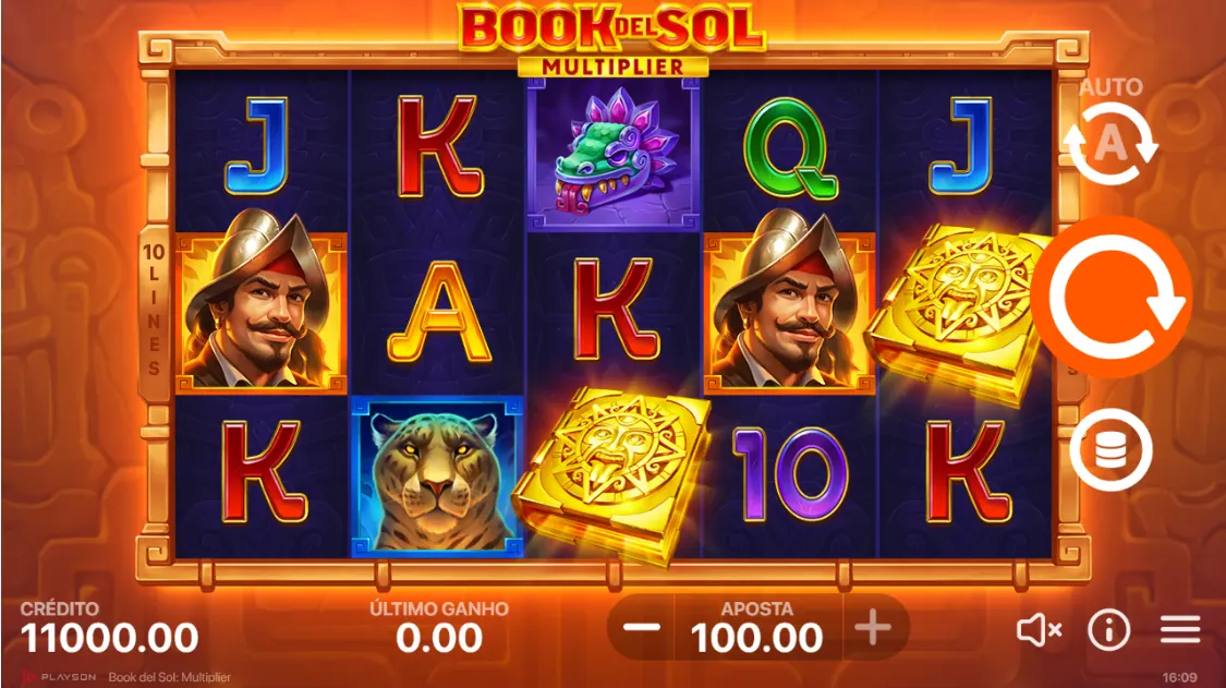 Jogar Book Del Sol Multiplier Slot