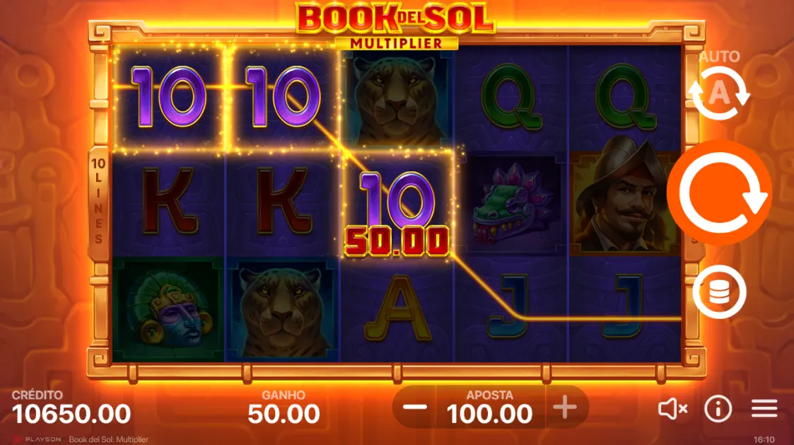 Jogar Book Del Sol Multiplier Slot