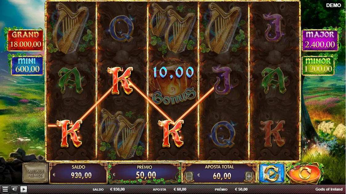 Jogar Gods of Ireland Slot