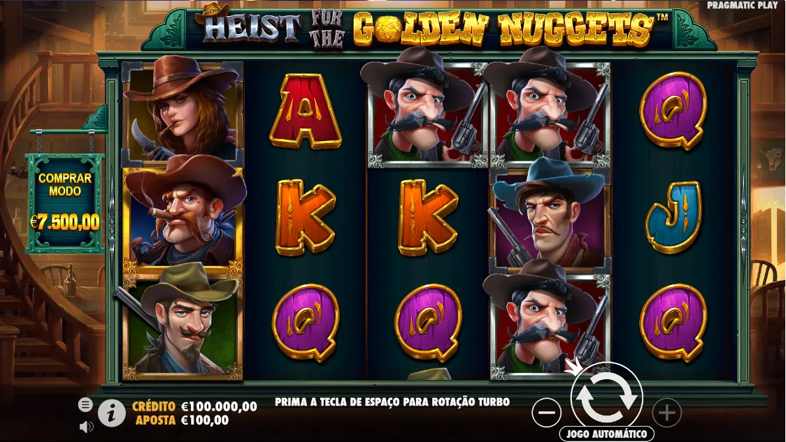 Jogar Heist for the Golden Nuggets Grátis