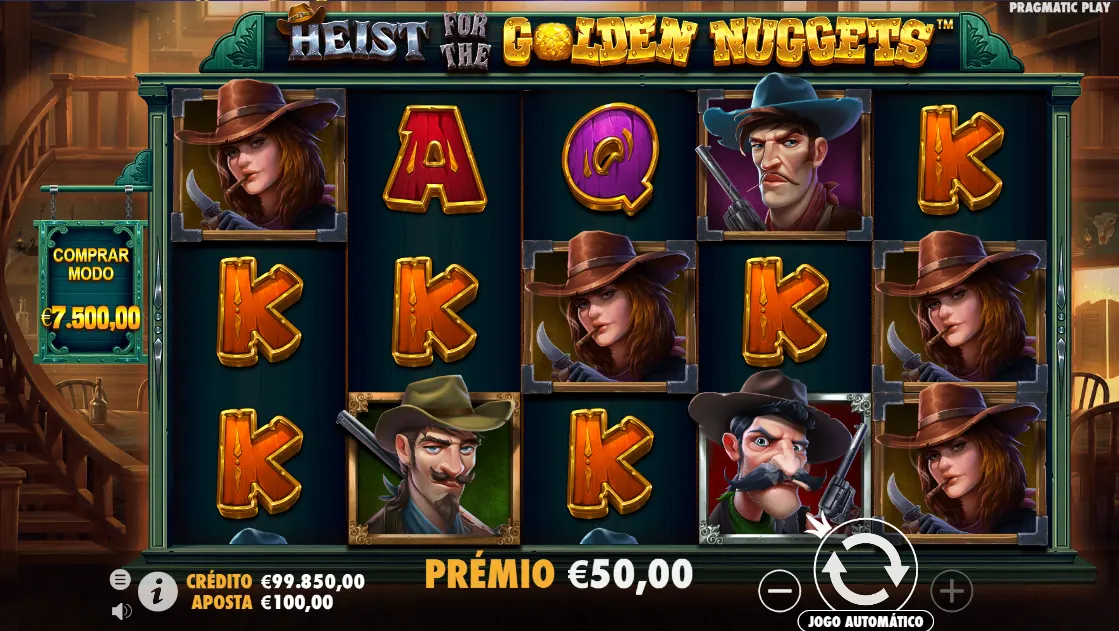 Jogar Heist for the Golden Nuggets Grátis