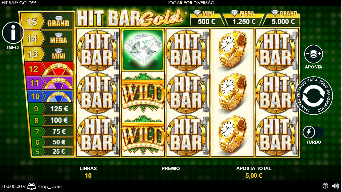 Jogar Hit Bar Gold Grátis