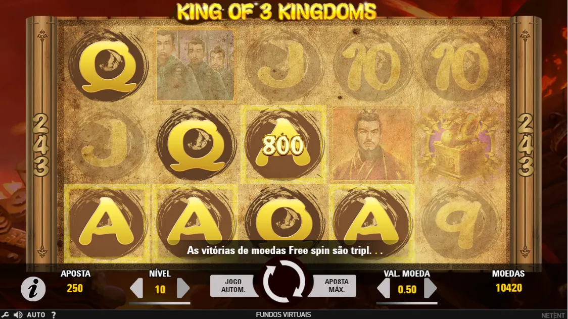 Jogar King of 3 Kingdoms Grátis