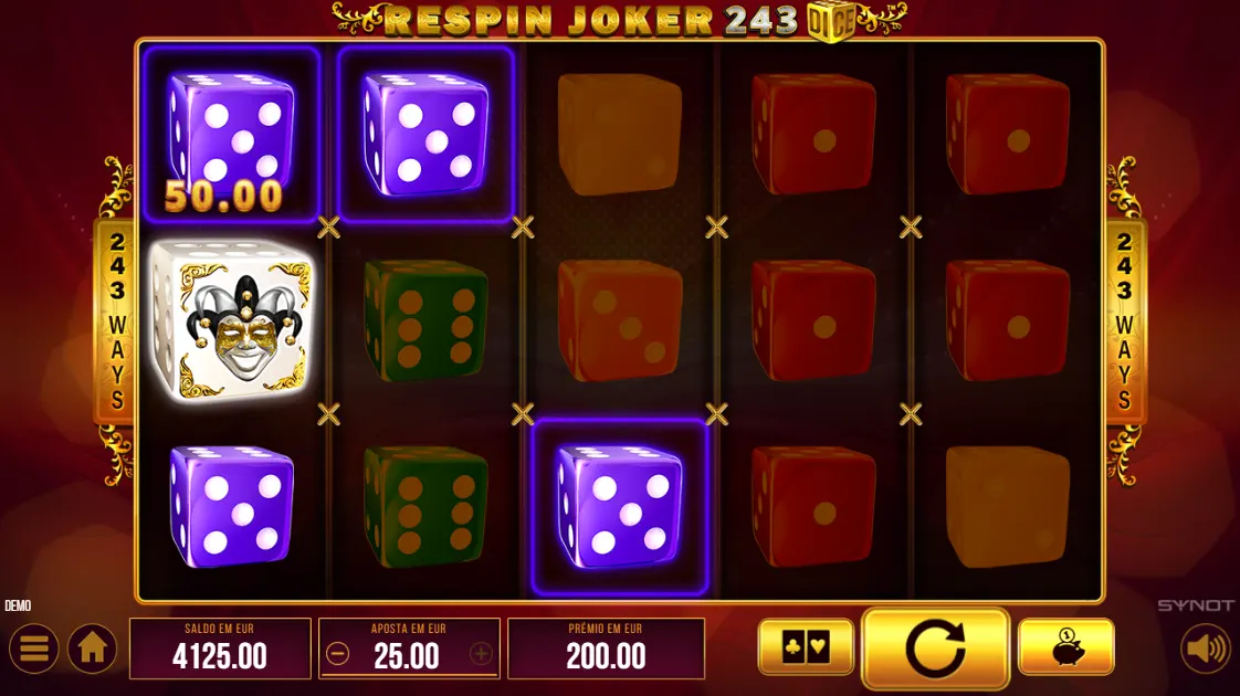Respin Joker 243 Dice