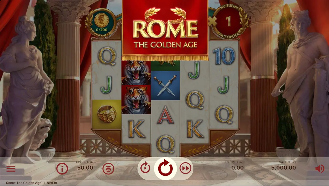 Jogar Rome: The Golden Age Slot