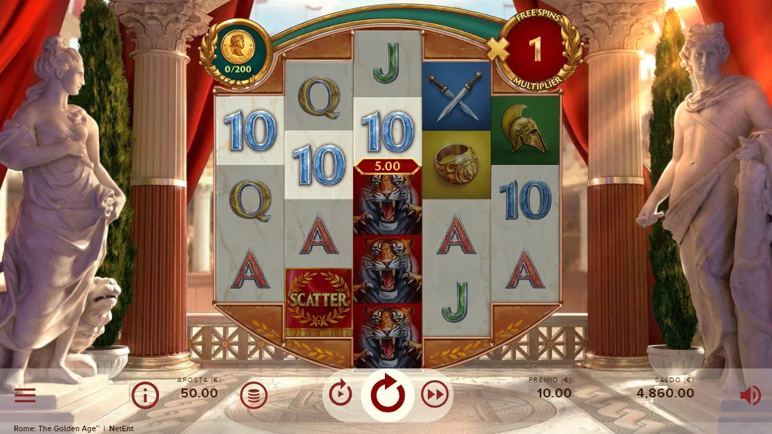 Jogar Rome: The Golden Age Slot