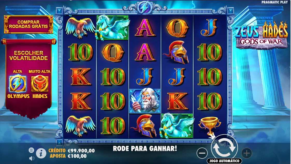 Jogar Zeus vs Hades - Gods of War Slot