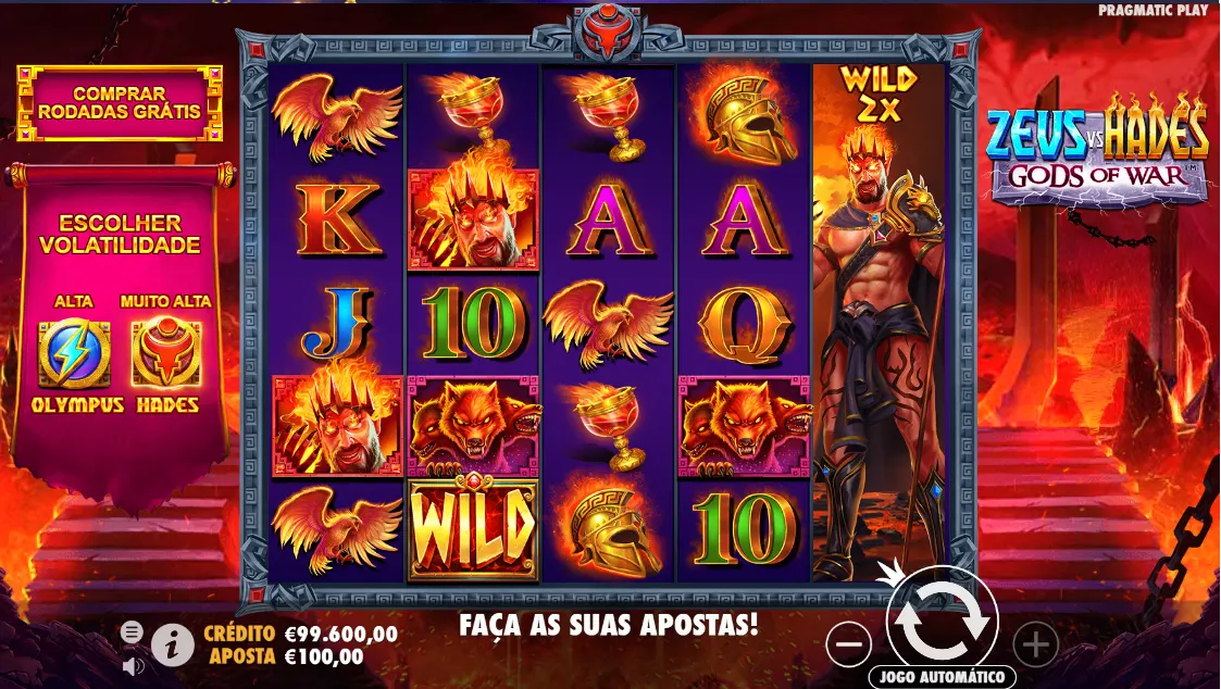 Jogar Zeus vs Hades - Gods of War Slot